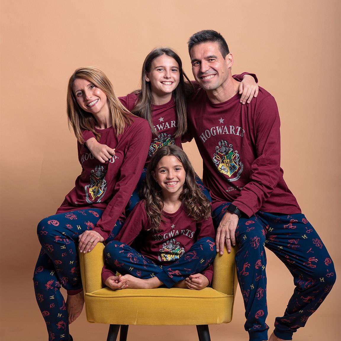 Harry Potter | Pijama Menino - Manga Comprida - Bordeaux