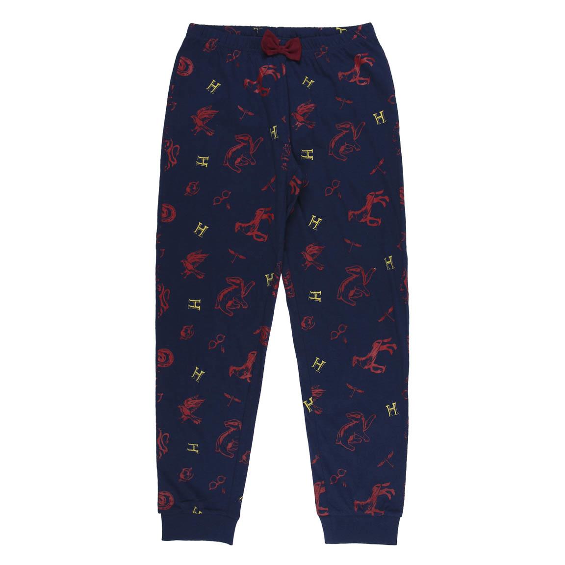 Harry Potter | Pijama Menina – Manga Comprida – Bordeaux
