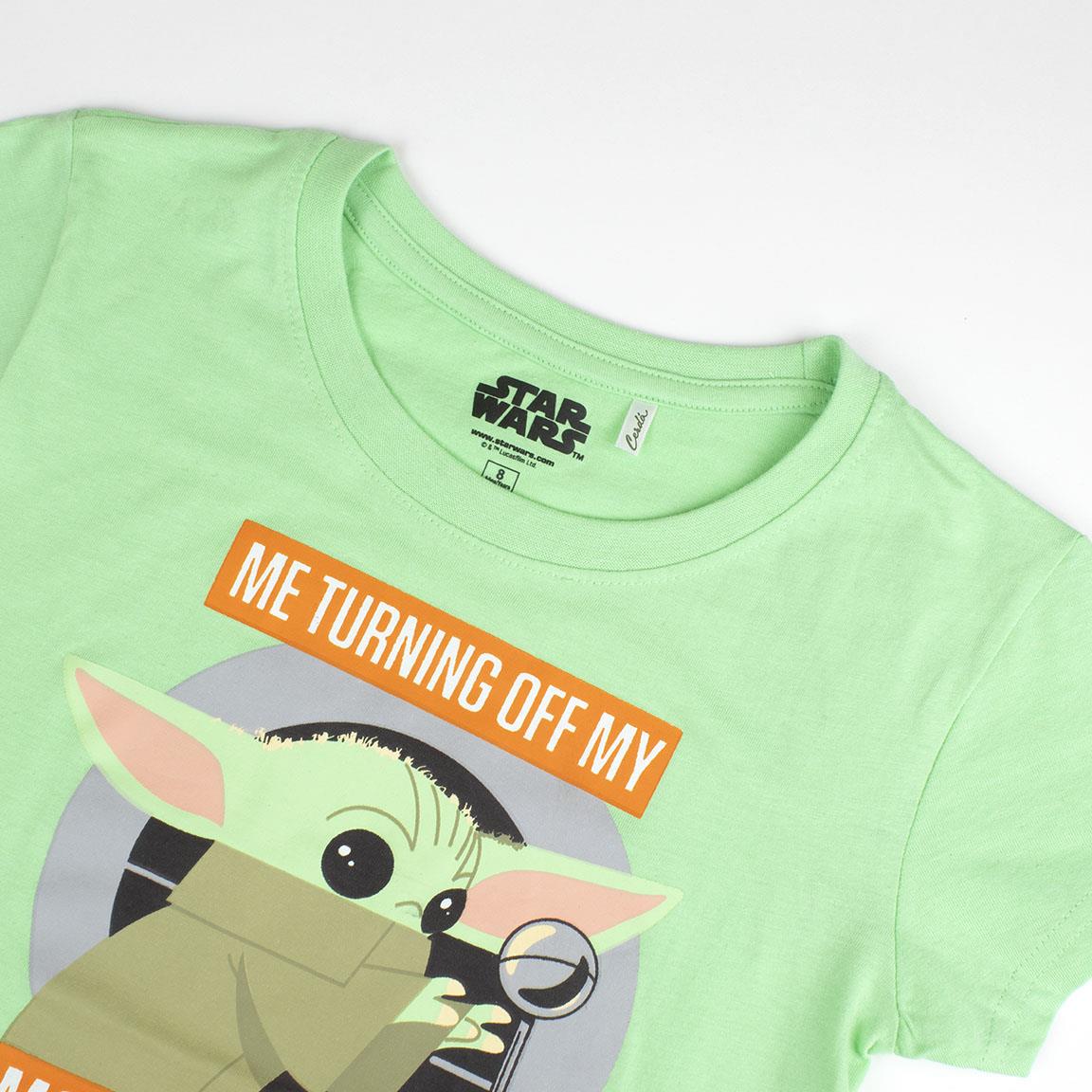 Star Wars | Pijama de Manga Curta- Menina - Verde