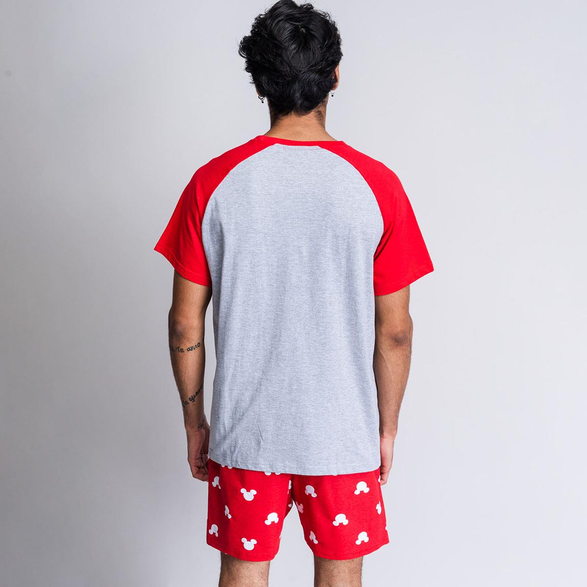 Disney | Pijama Mickey Mouse de Manga Curta - Homem - Vermelho
