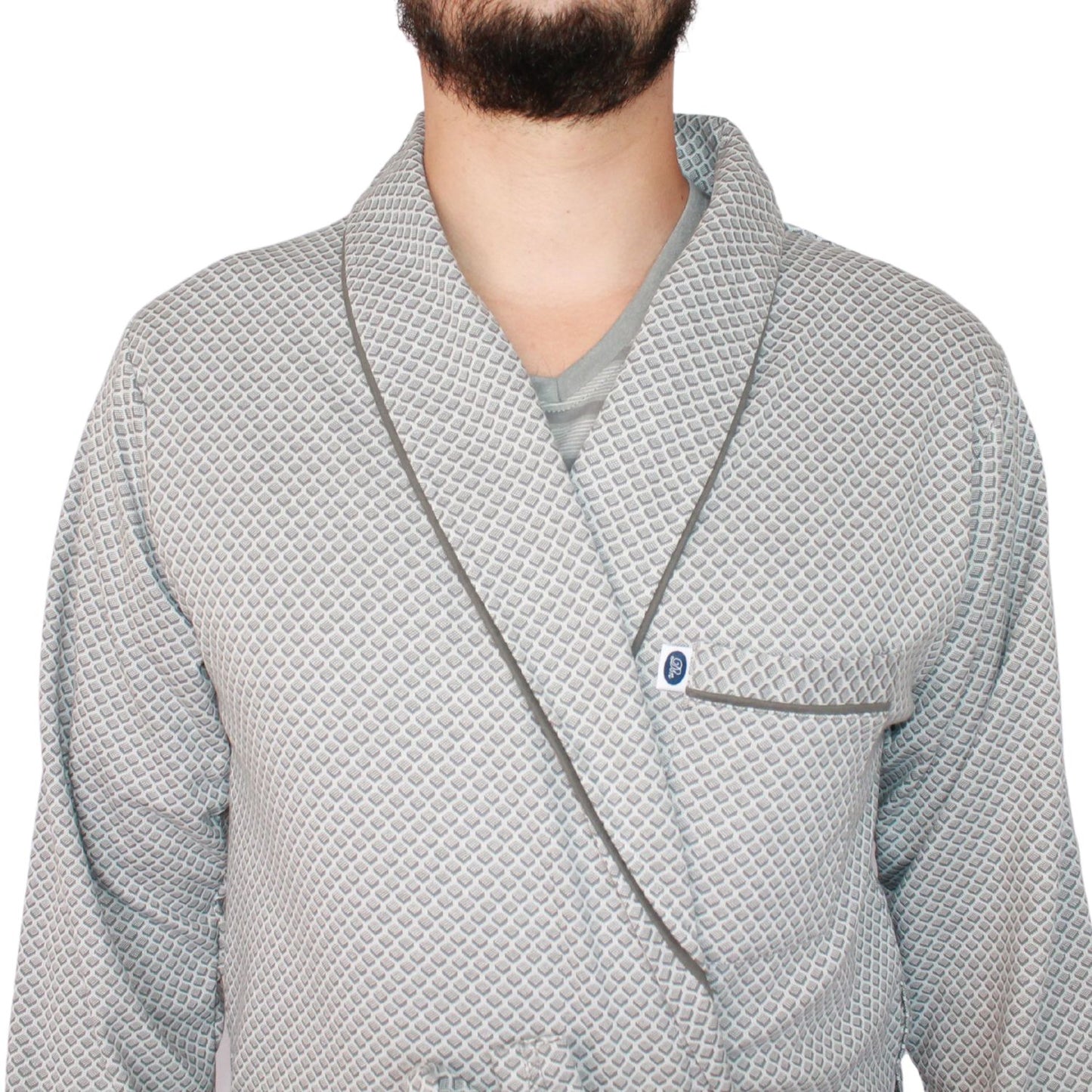 Desana Robe Homem Manga Comprida Fino Cinzento