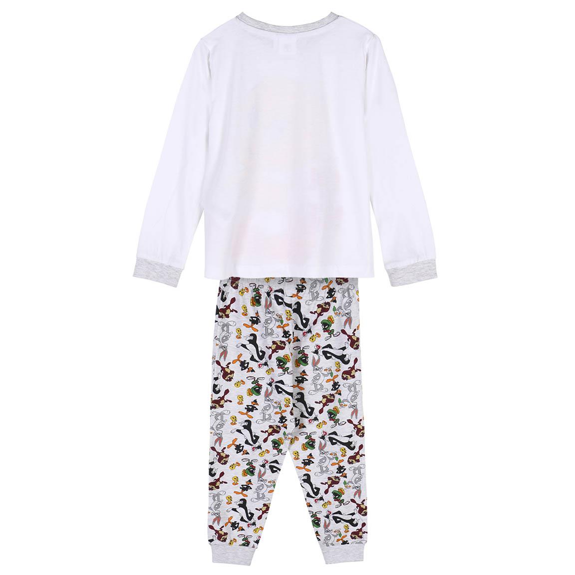 Looney Tunes | Pijama de Manga Comprida - Menina - Branco