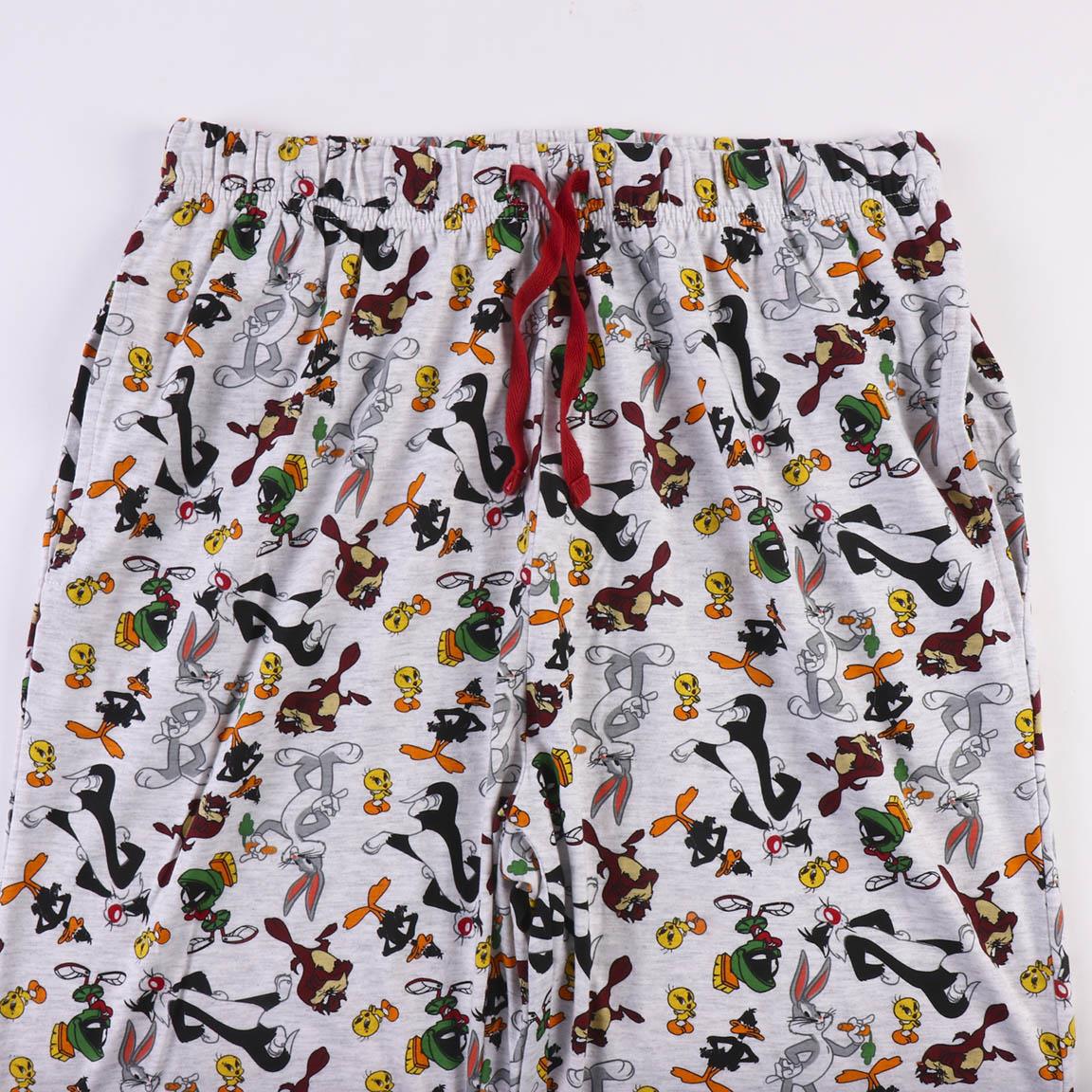 Looney Tunes | Pijama de Manga Comprida - Homem - Branco