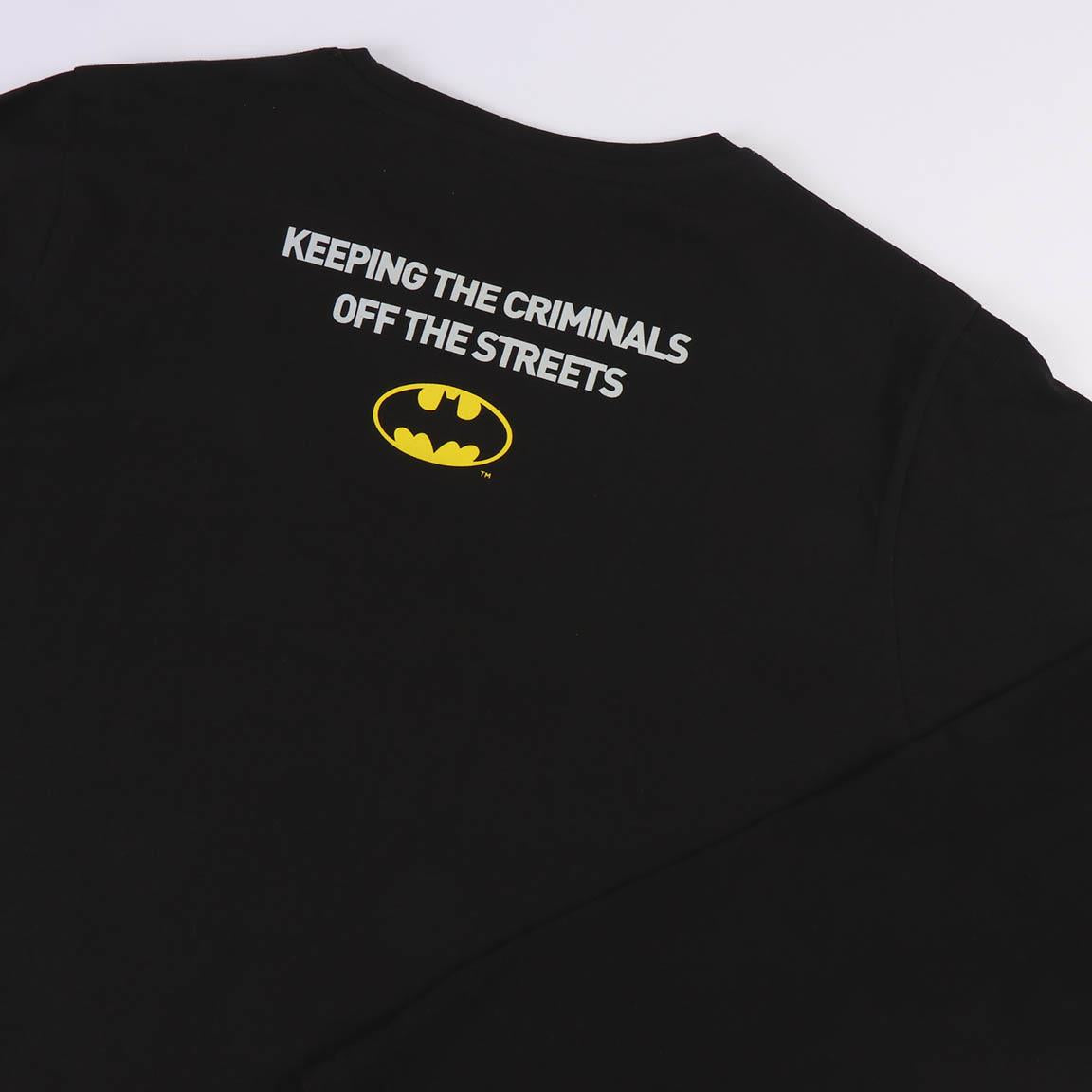 Batman | Pijama de Manga Comprida - Homem - Preto