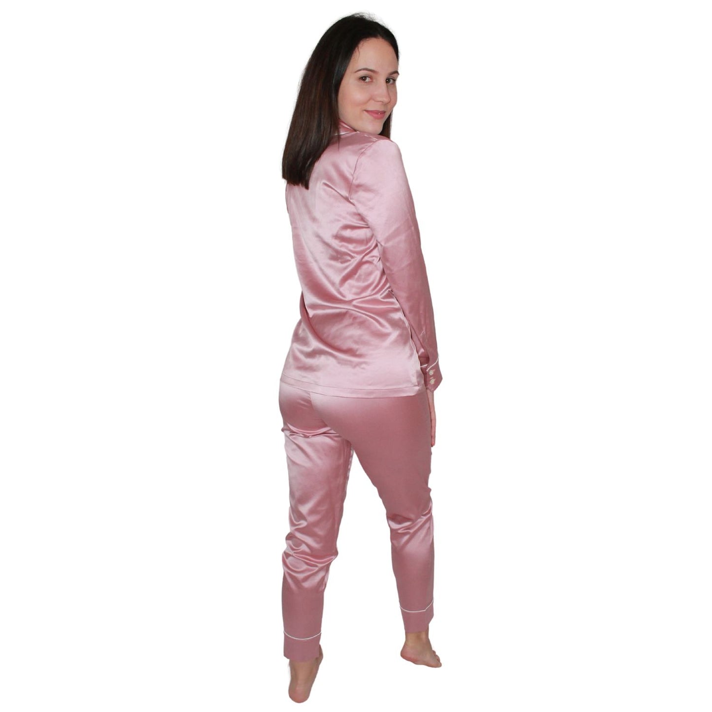 Sotela | Pijama Mulher de Cetim Rosa