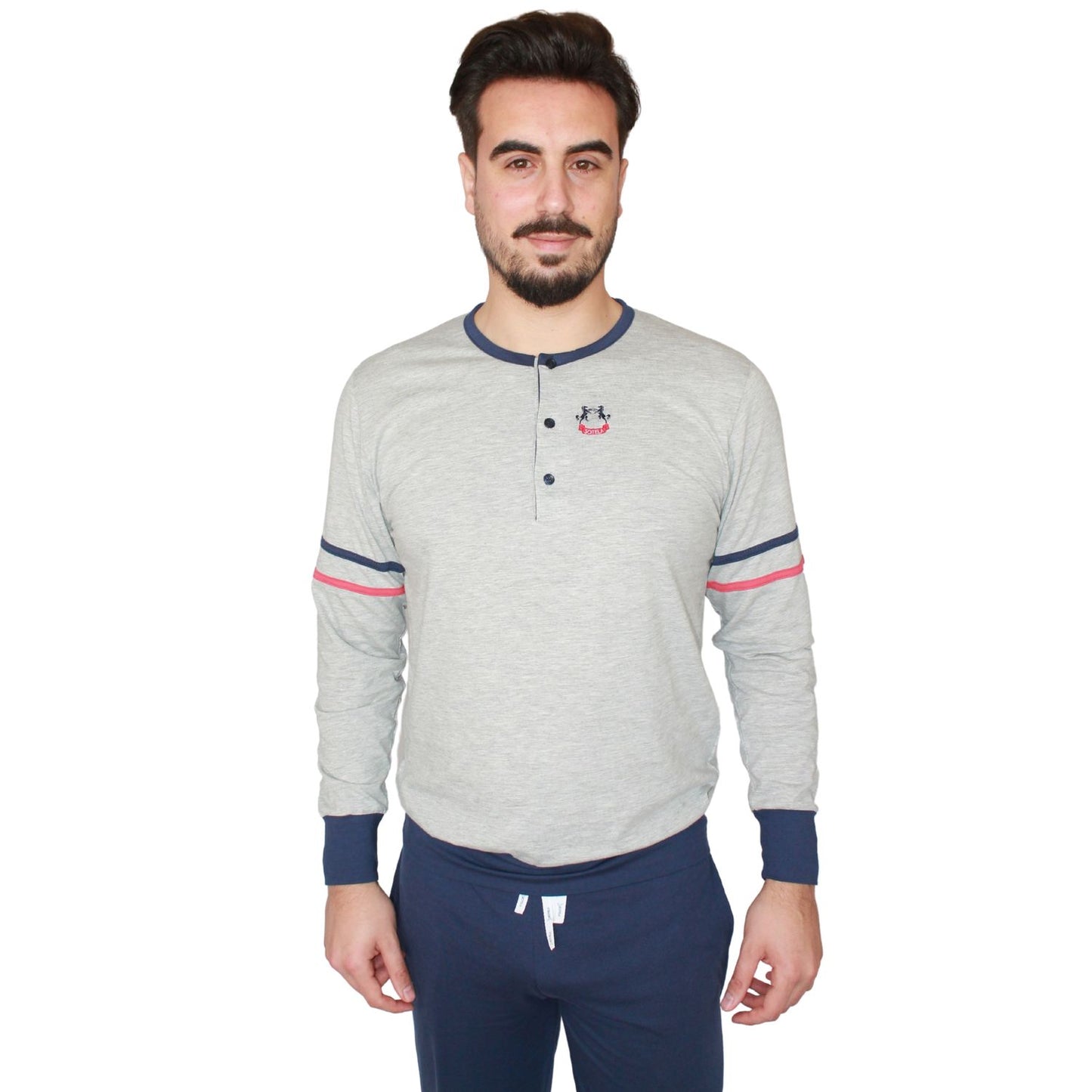 Sotela Pijama Homem Manga Comprida