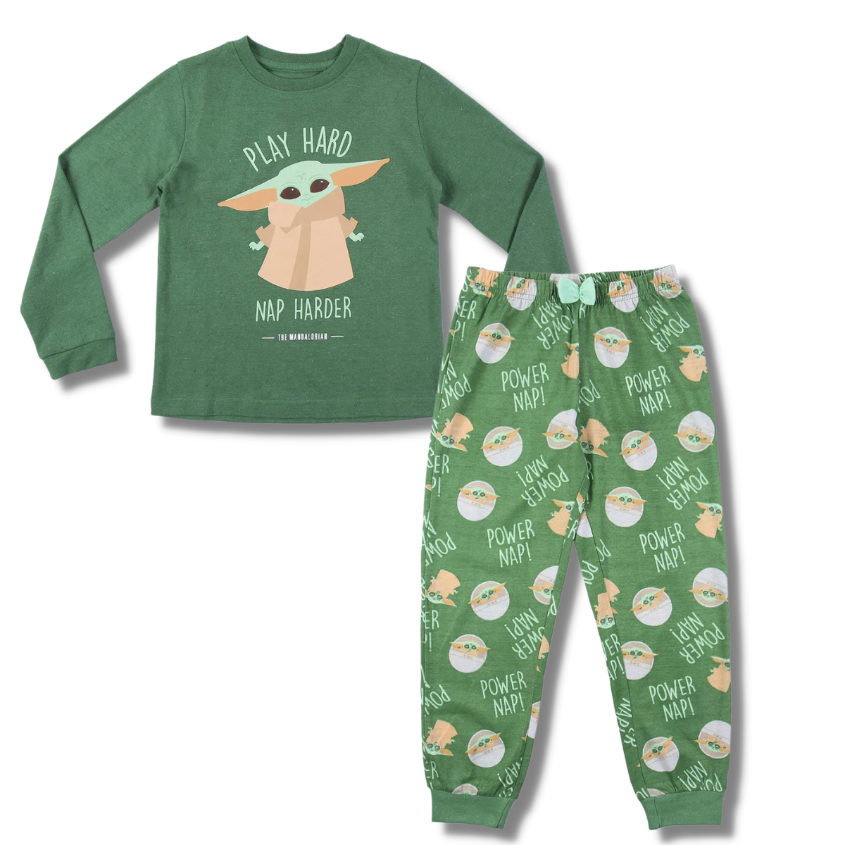 Star Wars| Pijama de Manga Comprida- Menina - Verde