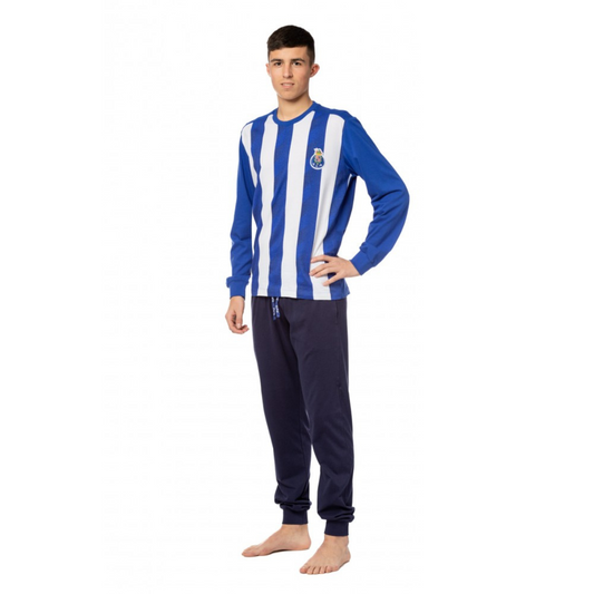 FC Porto | Pijama de Homem - Manga Comprida - Azul