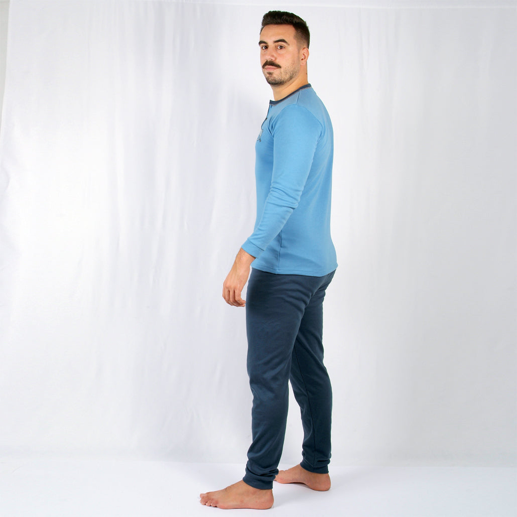 Desana | Pijama de Homem - Manga Comprida - Azul bebé