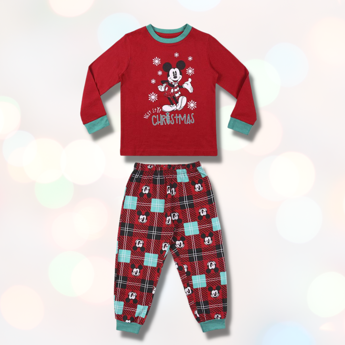 Disney | Pijama Menino- de Natal – Manga Comprida – Vermelho
