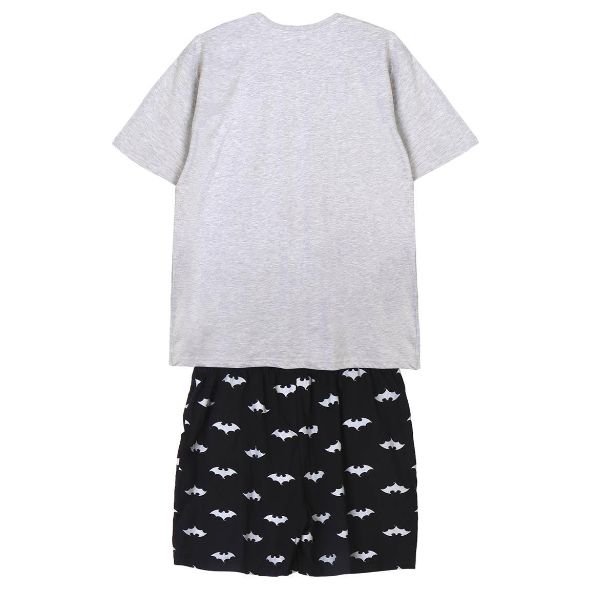 Batman | Pijama de Manga Curta - Homem - Cinzento