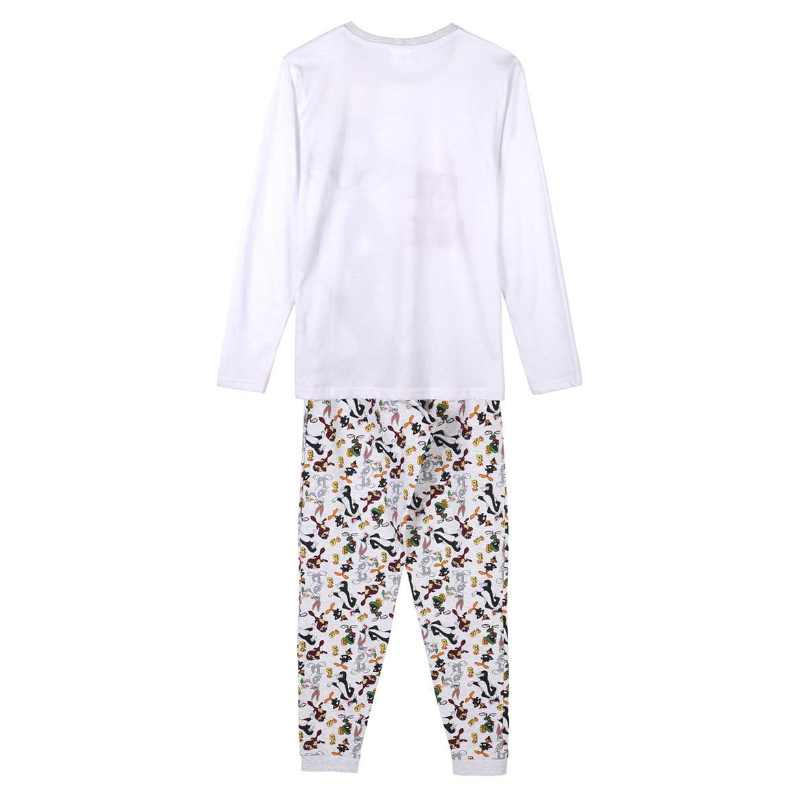 Looney Tunes | Pijama de Manga Comprida - Mulher - Branco