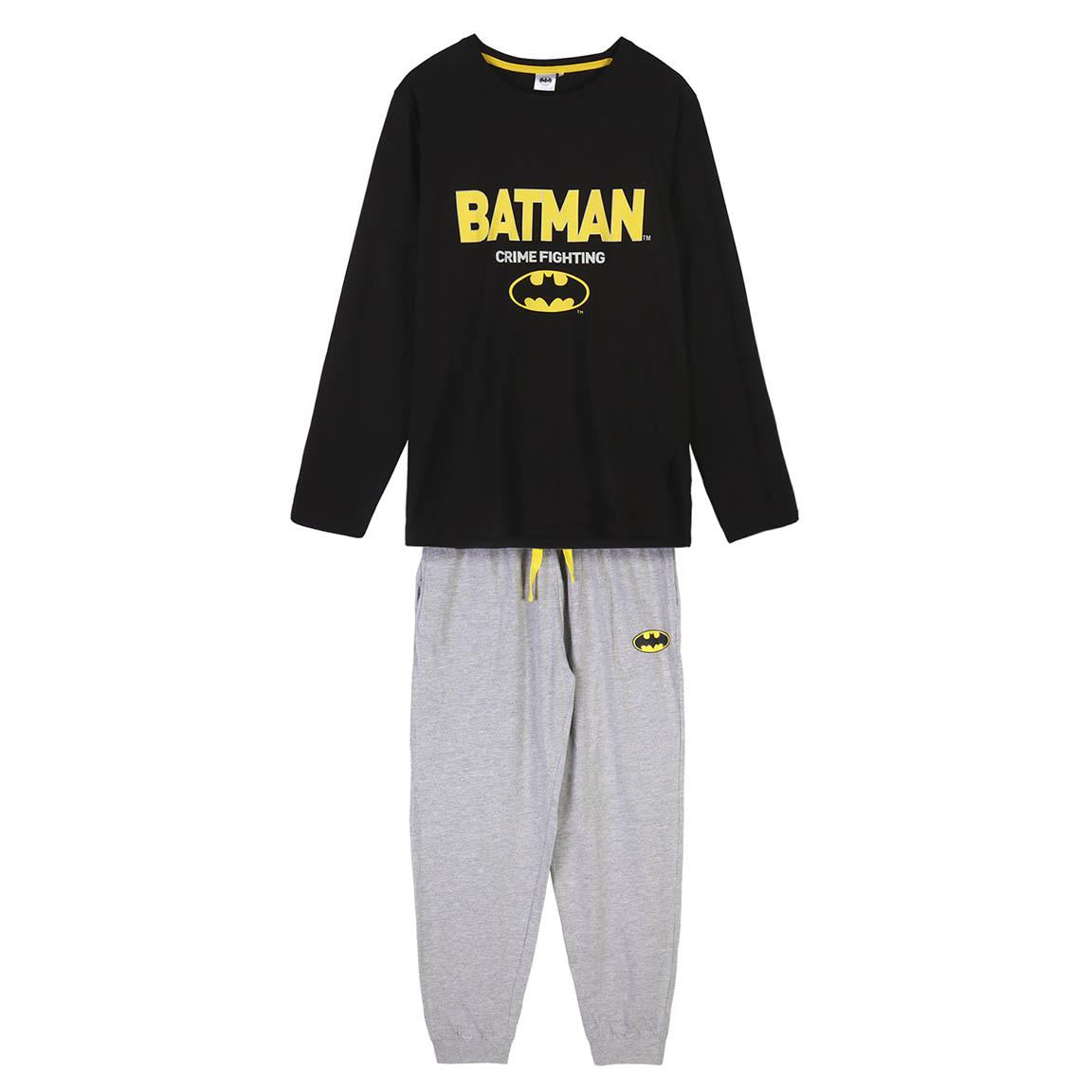 Batman | Pijama de Manga Comprida - Homem - Preto