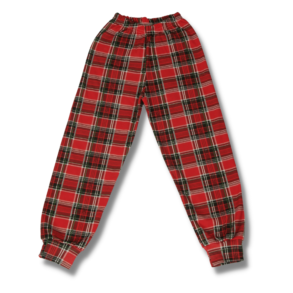 Loja do Pijama | Pijama de Natal Cardado– Manga Comprida – Criança – Vermelho