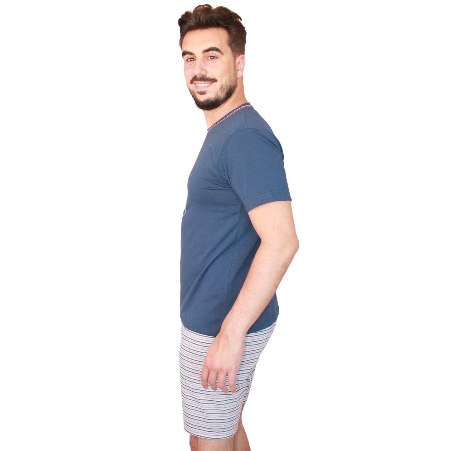 Desana  Pijama Homem Manga Curta DJ Azul Marinho
