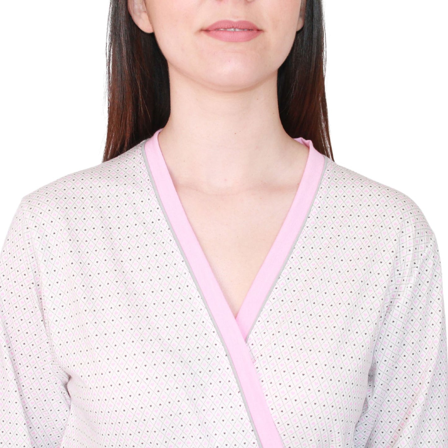 Desana Robe de Mulher de Manga 3/4 Rosa